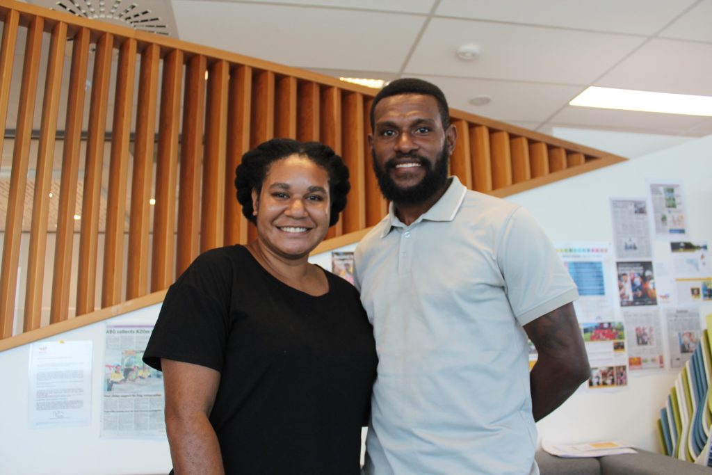 Barty and wife Phoebe